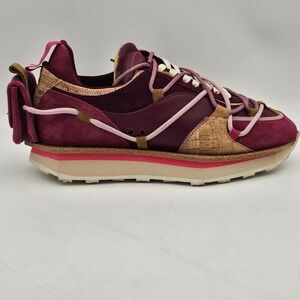 SIA Collective Verano Geo Napa Suede Sneakers with Heel Pouch Mens size 11